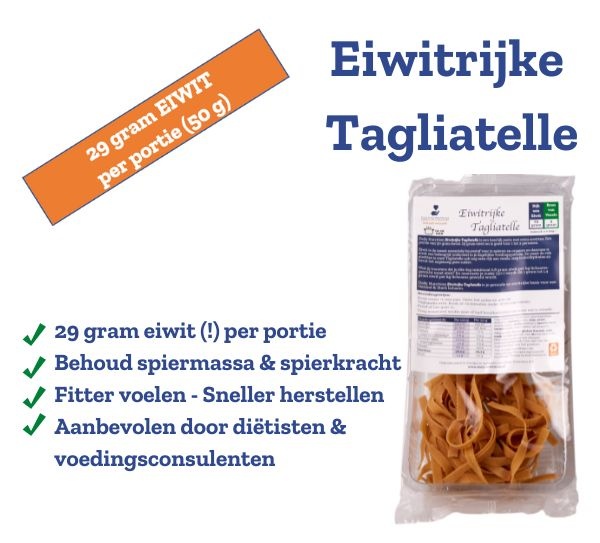 Eiwitrijke tagliatelle