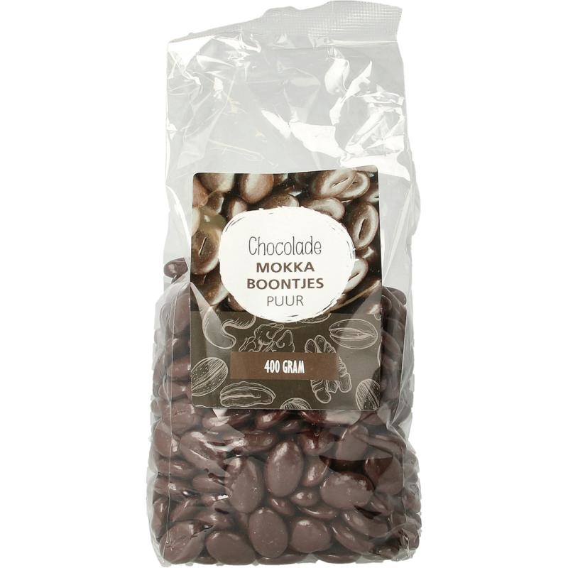 Mijnnatuurwinkel Mijnnatuurwinkel Chocolade mokka boontjes puur (400 gr)
