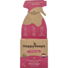 Happysoaps Cleaning tabs allesreiniger flower power (3 st)