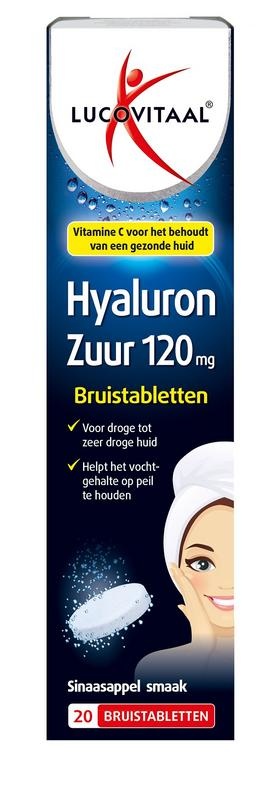 Lucovitaal Lucovitaal Hyaluronzuur bruistab (20 Bruistab)