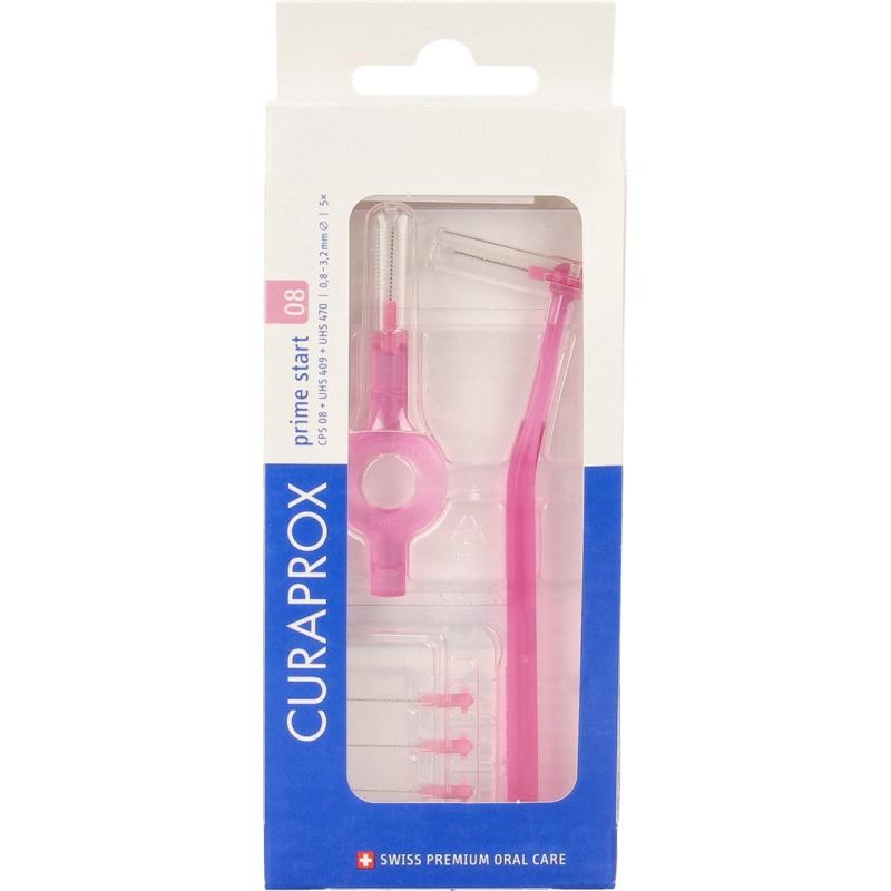 Curaprox Curaprox Prime start rager 08 roze 3.2mm (5 st)