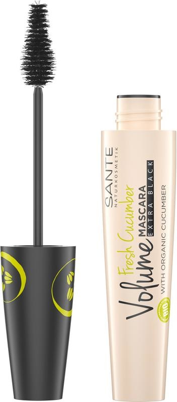 Sante Deco Sante Deco Mascara extra black volume fresh cucumber (12 ml)