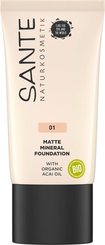 Sante Deco Sante Deco Matte mineral foundation 01 warm linen (30 ml)