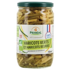 Primeal Sperziebonen en boterbonen uit Frankrijk bio (660 gr)