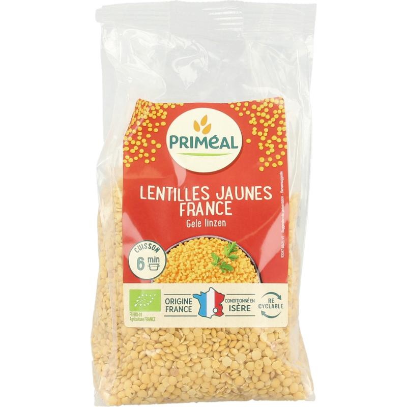 Primeal Primeal Gele linzen uit Frankrijk bio (400 gr)