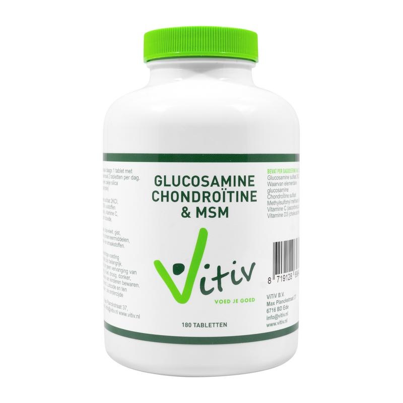 Vitiv Vitiv Glucosamine chondroitine MSM (180 tab)