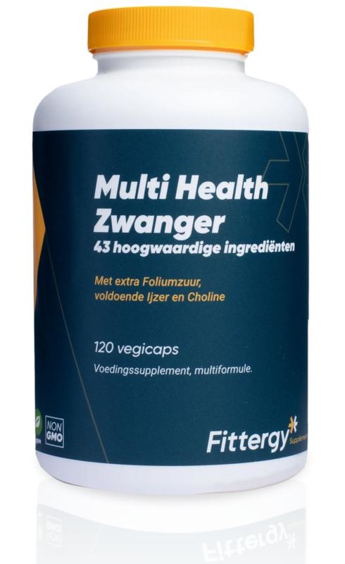Fittergy Fittergy Multi health zwanger (120 vega caps)