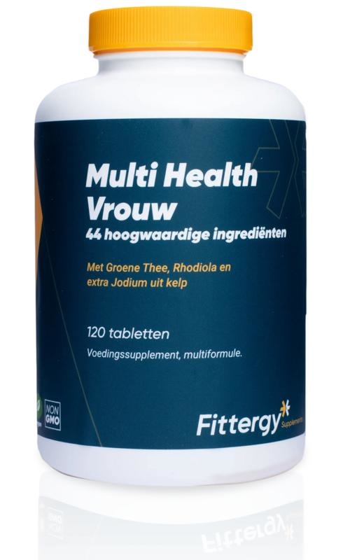 Fittergy Fittergy Multi health vrouw (120 tab)