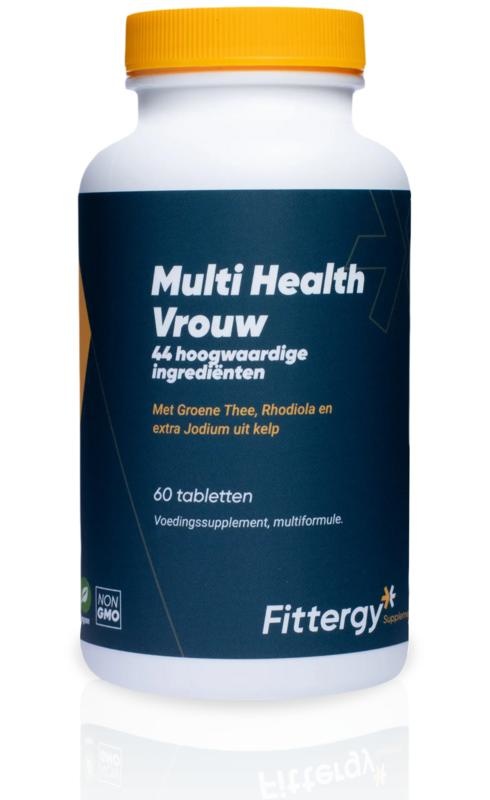 Fittergy Fittergy Multi health vrouw (60 tab)