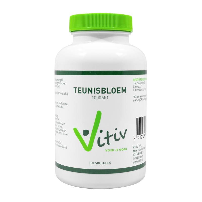 Vitiv Vitiv Teunisbloemolie 1000mg (100 caps)