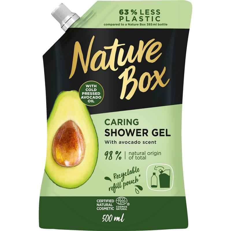 Nature Box Nature Box Showergel avocado navul (500 ml)