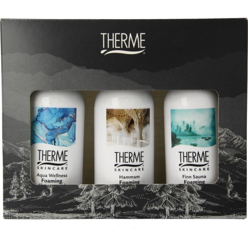 Therme Therme Geschenkverpakking shower foam aqua hammam finn (1 Set)