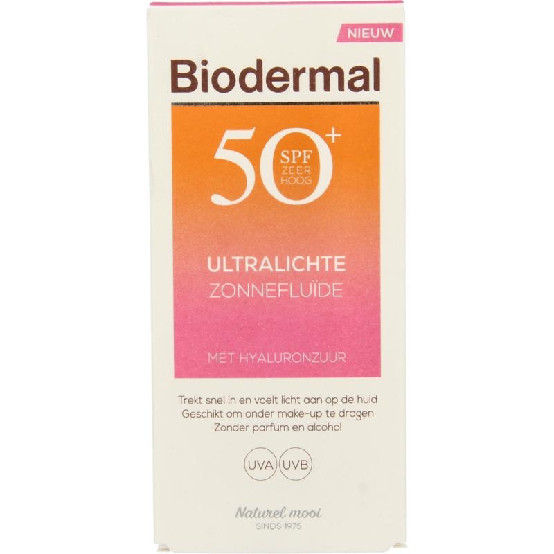 Biodermal Biodermal Ultralichte Zonnefluide SPF50+ (40 ml)