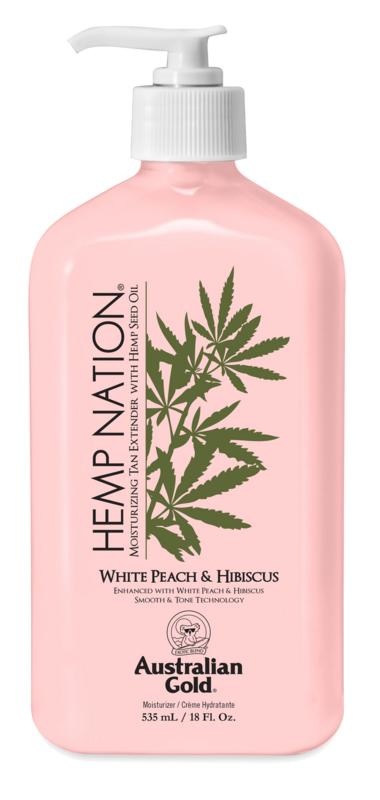 Australian Gold Australian Gold Hemp nation tan extender white peach hibiscus (535 ml)