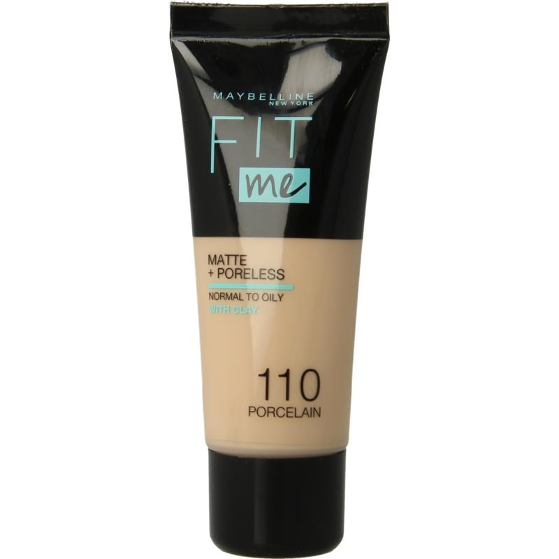 Maybelline Maybelline Fit Me matte & poreless foundation 110 porcelain (1 st)