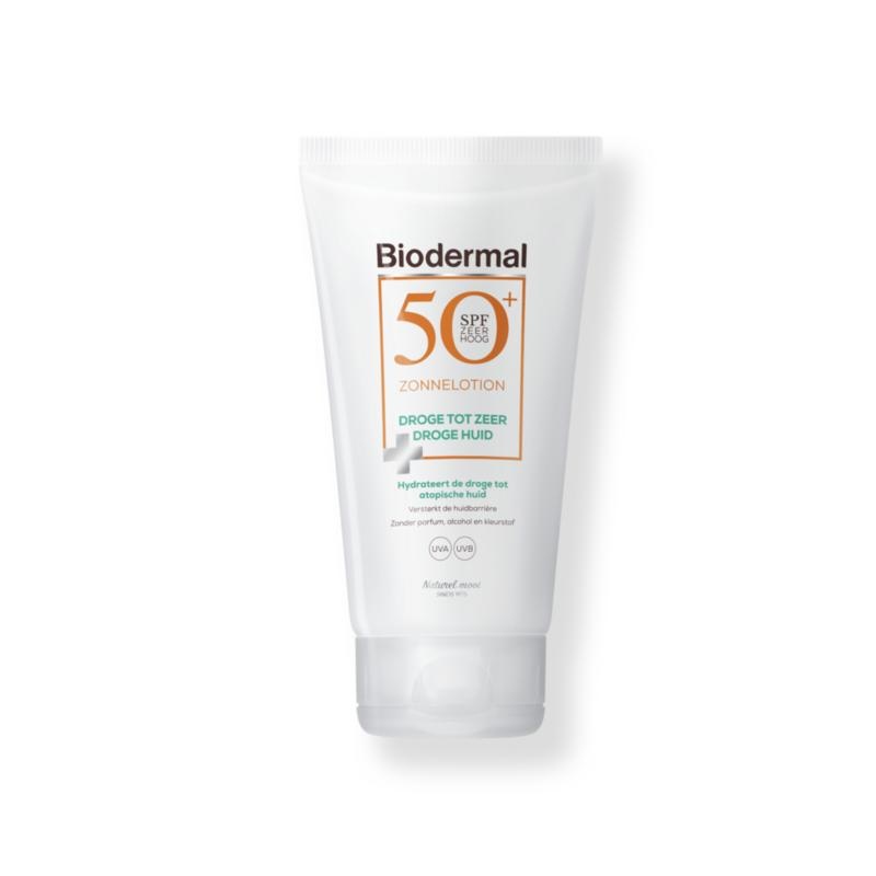 Biodermal Biodermal Zonnelotion droge huid SPF50+ (150 ml)