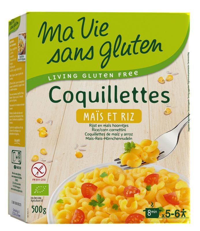 Ma Vie Sans Ma Vie Sans Macaroni van mais en rijst glutenvrij bio (500 gr)