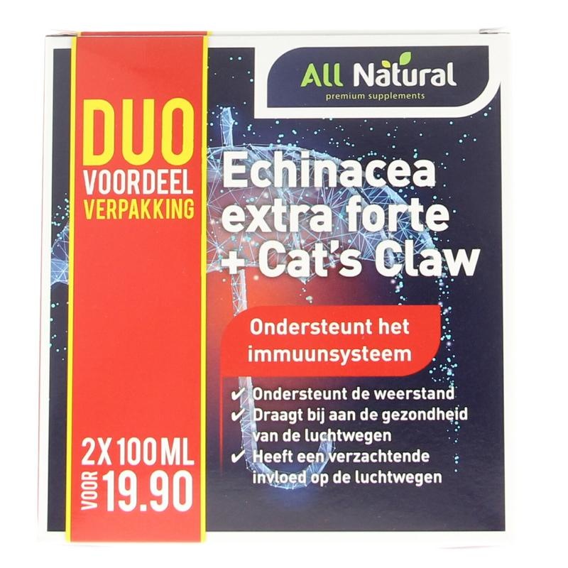 All Natural All Natural Echinacea extra forte + cats claw (200 ml)