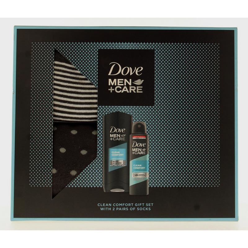 Dove Dove Geschenk men's care clean comfort + sokken (1 Set)