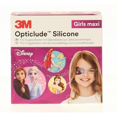 Opticlude Oogpleister siliconen maxi girl (100 st)