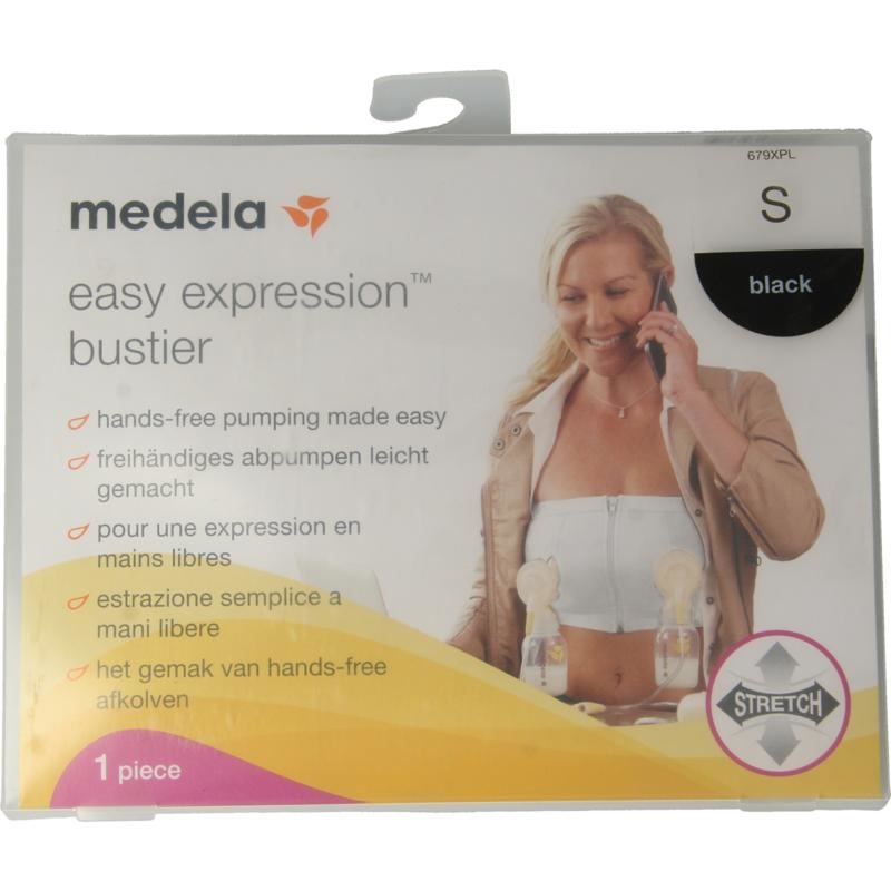 Medela Medela Bustier easy express zwart maat S (1 st)