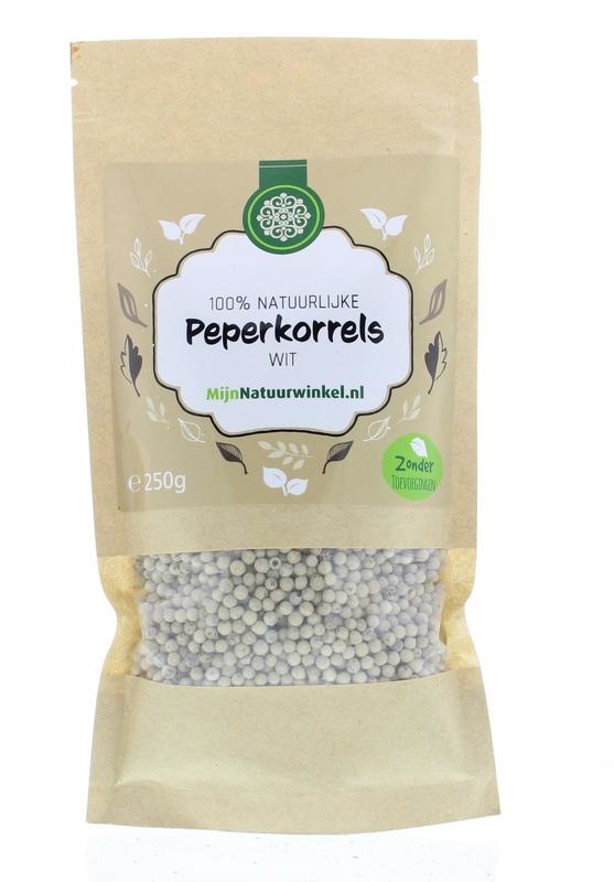 Mijnnatuurwinkel Mijnnatuurwinkel Peperkorrels wit (250 gr)