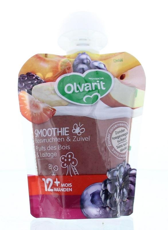 Olvarit Olvarit Smoothie bosvruchten yoghurt 12M866 (90 gr)