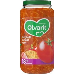 Olvarit Spaghetti tomaat ham 18M03 (250 gr)