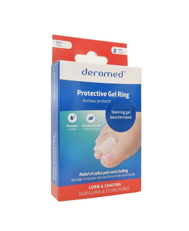 Deramed Deramed Teenring gel beschermend maat S (2 st)