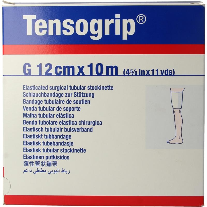 Tensogrip Tensogrip 10m x 12cm huidkleur (1 st)