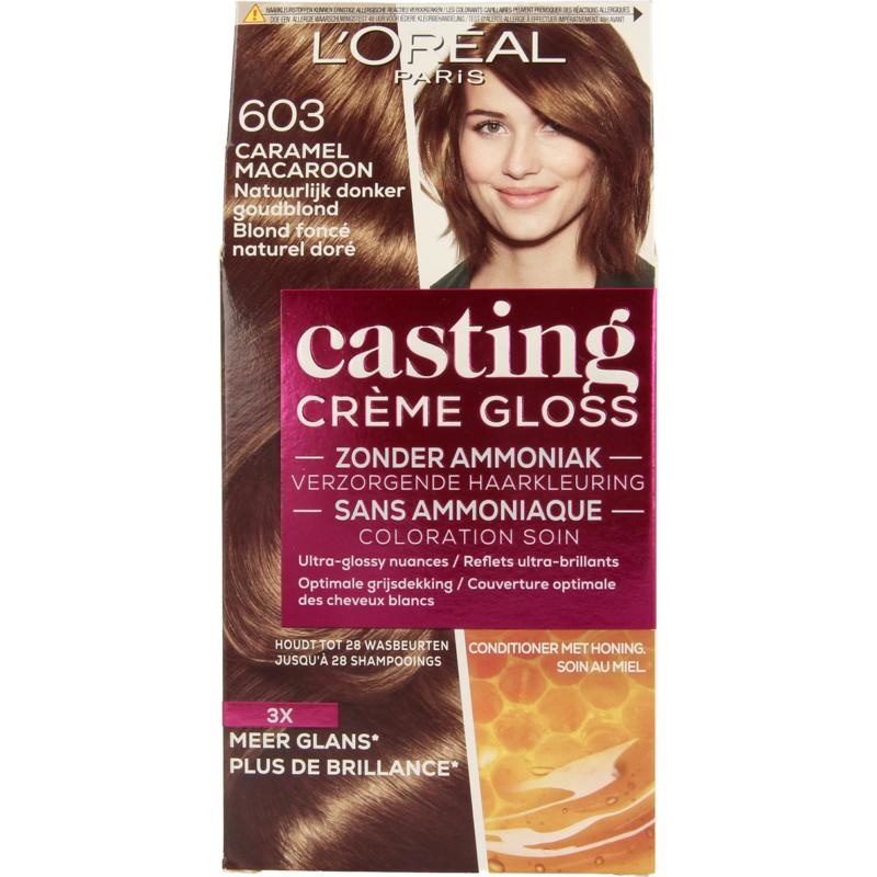 Loreal Loreal Creme gloss 603 chocolate caramel (7 ml)