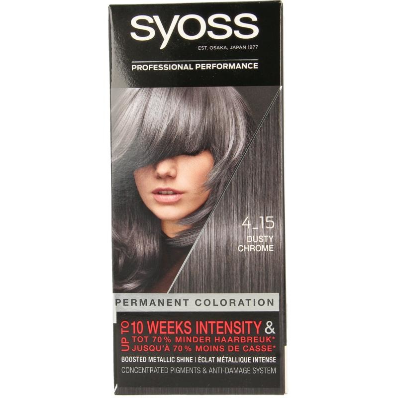 Syoss Syoss Color baseline 4-15 dusty chrome haarverf (1 Set)