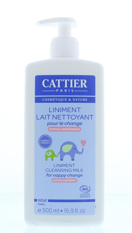 Cattier Cattier Baby reinigingsmelk billenbalsem (500 ml)