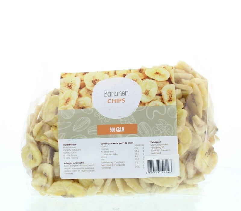 Mijnnatuurwinkel Mijnnatuurwinkel Bananen chips (500 gr)