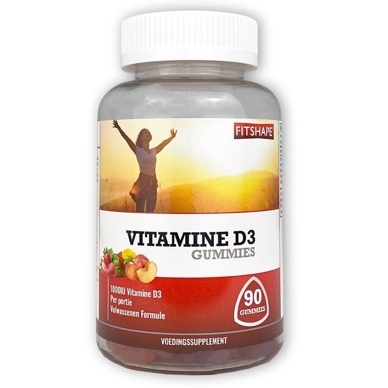 Fitshape Fitshape Vitamine D3 (90 Gummies)