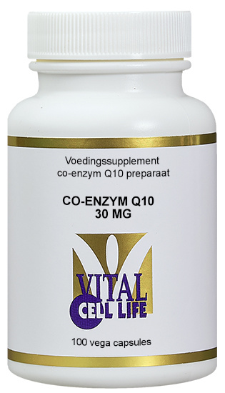 Vital Cell Life Vital Cell Life Coenzym Q10 30 mg (100 vega caps)