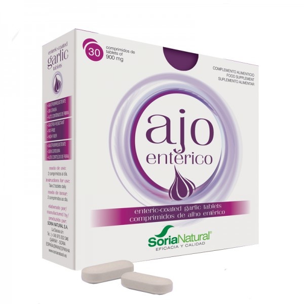 Soria Soria Ajo enterico 1-S00MG 1-S (30 tab)