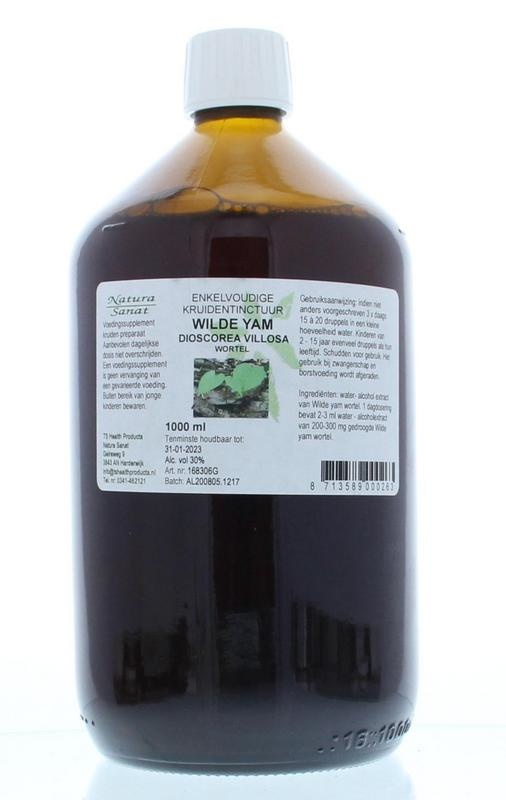 Natura Sanat Natura Sanat Dioscorea villosa / wilde yam tinctuur (1 ltr)