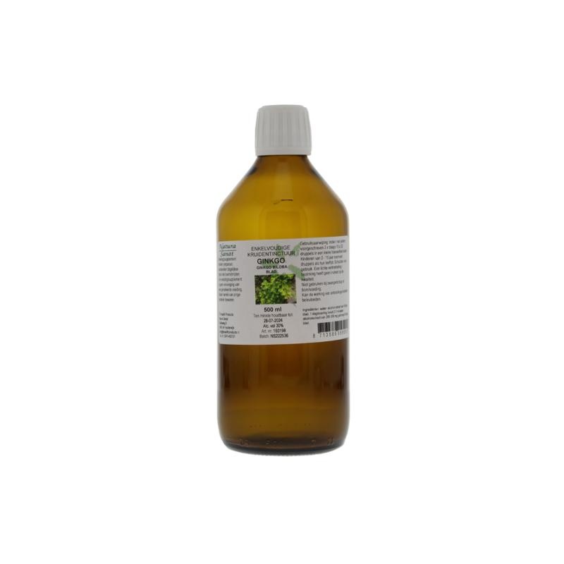 Natura Sanat Ginkgo / ginseng compl tinctuur (500 ml) Natura Sanat Ginkgo / ginseng compl tinctuur (500 ml)