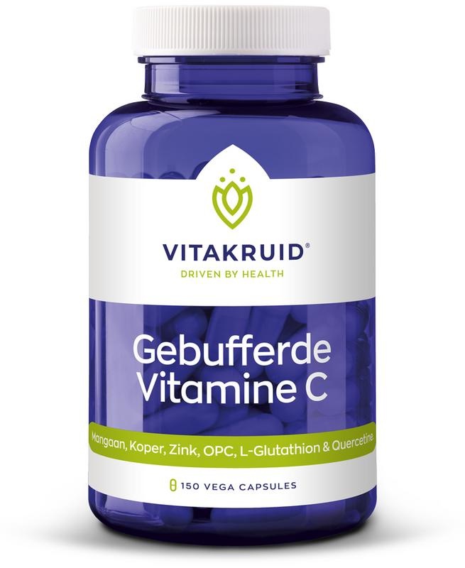 Vitakruid Vitakruid Gebufferde Vitamine C (150 vega caps)