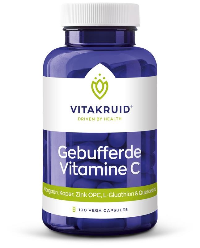 Vitakruid Vitakruid Gebufferde Vitamine C (100 vega caps)