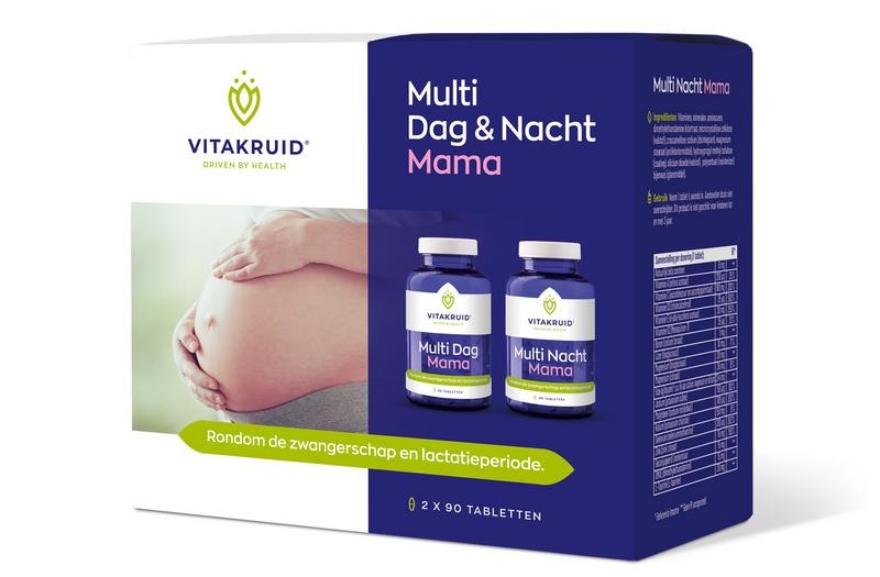 Vitakruid Vitakruid Multi dag & nacht mama 2 x 90 st (180 st)