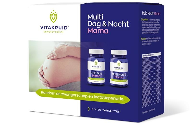 Vitakruid Vitakruid Multi dag & nacht mama 2 x 30 st (60 st)