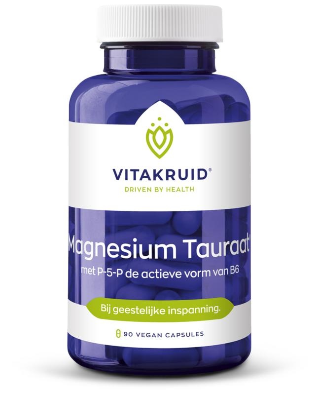 Vitakruid Vitakruid Magnesium tauraat met P-5-P (100 vega caps)