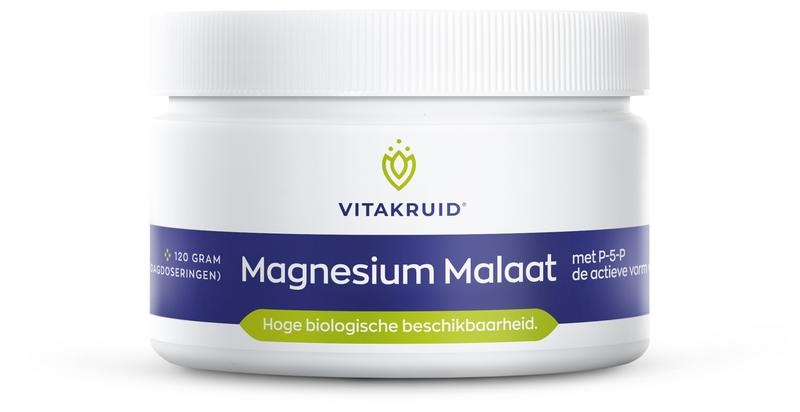 Vitakruid Vitakruid Magnesium Malaat met P-5-P (120 gr)