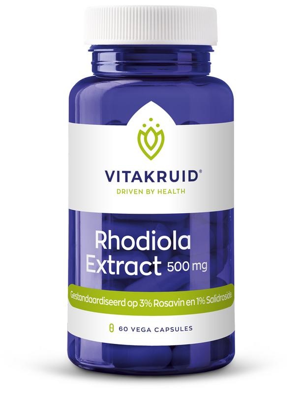 Vitakruid Vitakruid Rhodiola extract 500 mg (60 vega caps)