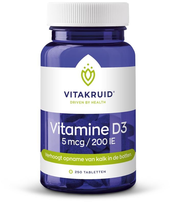 Vitakruid Vitakruid Vitamine D3 5mcg/200IE (250 tab)