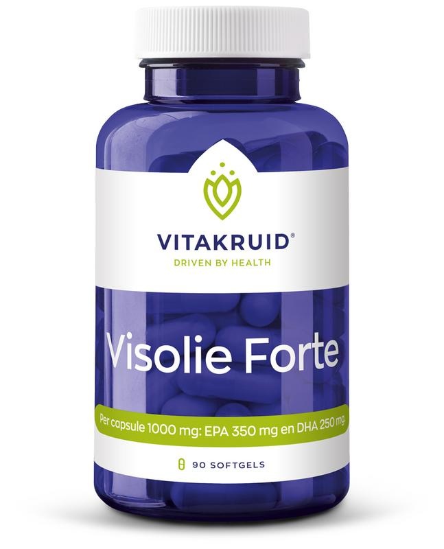 Vitakruid Vitakruid Visolie Forte 1000 mg EPA 35% DHA 25% (90 Softgels)