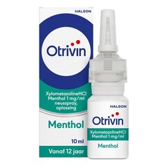 Otrivin Menthol spray 12 jaar (10 ml)