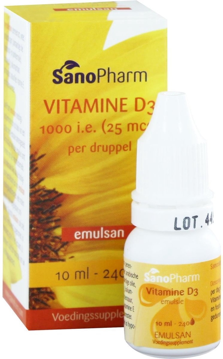 Sanopharm Sanopharm Vitamine D3 1000IE Emulsan (10 ml)